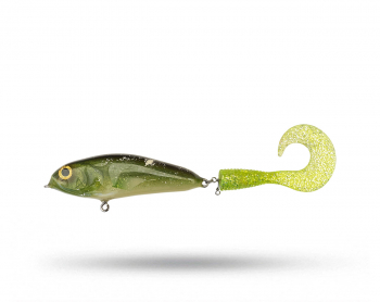 Gäddgapet Frogface Tail Glitter - Green Crappie